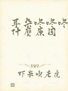 耳朵咚咚咚响是什么原因