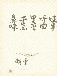 鼻子里呼吸有臭味怎么回事