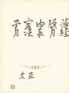 子宫内膜薄三个月没来月经了怎么办