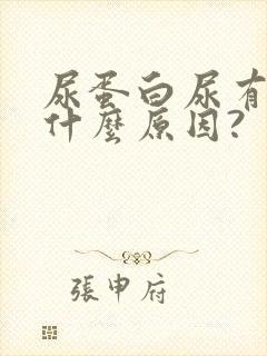 尿蛋白尿有血是什么原因?