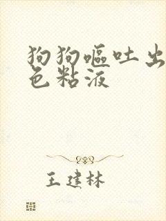 狗狗呕吐出来白色粘液