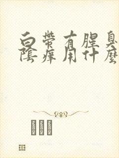 白带有腥臭味外阴痒用什么药