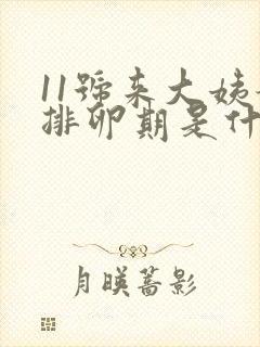 11号来大姨妈排卵期是什么时候