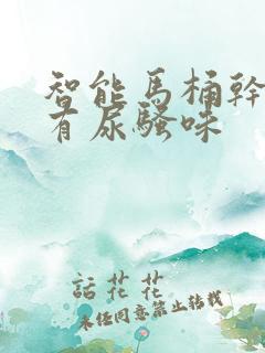 智能马桶干净但有尿骚味