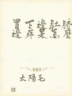 胃下边肚脐眼上边疼是怎么回事