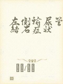 左侧输尿管下段结石症状