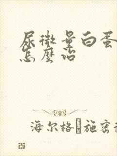 尿微量白蛋白高怎么治