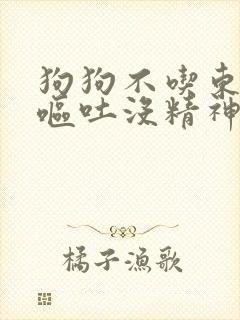 狗狗不吃东西还呕吐没精神老是喝水