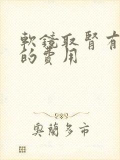 软镜取肾有结石的费用