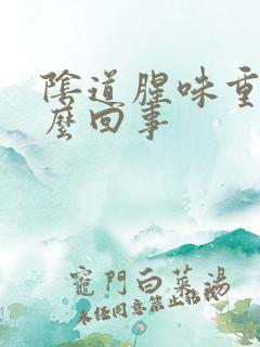 阴道腥味重是怎么回事