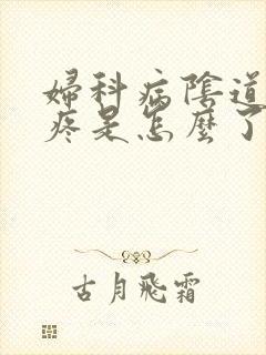 妇科病阴道口痒疼是怎么了