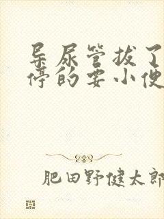 导尿管拔了后不停的要小便怎么办