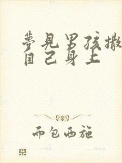 梦见男孩撒尿在自己身上