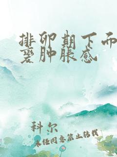 排卵期下面变大变肿胀感