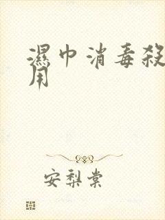 湿巾消毒杀菌医用