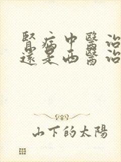 肾病中医治疗好还是西医治疗好