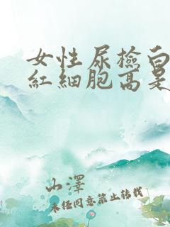 女性尿检白细胞红细胞高是怎么回事