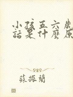 小孩五六岁不说话是什么原因