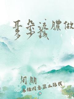 耳朵流脓做手术多少钱