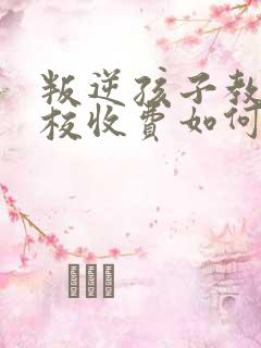 叛逆孩子教育学校收费如何