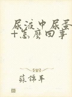 尿液中尿蛋白2+怎么回事