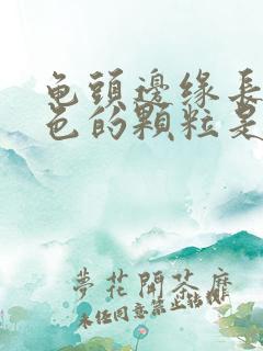 龟头边缘长了白色的颗粒是什么