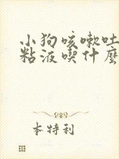 小狗咳嗽吐白色粘液吃什么药