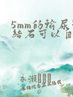 5mm的输尿管结石可以自己排出来吗