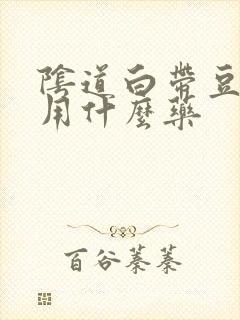 阴道白带豆腐渣用什么药