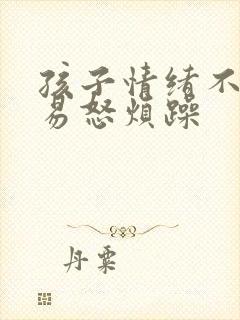 孩子情绪不稳定易怒烦躁