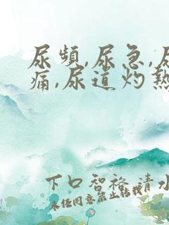 尿频,尿急,尿痛,尿道灼热感的情况吗