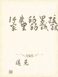 14岁的男孩拿家里的钱该怎么教育