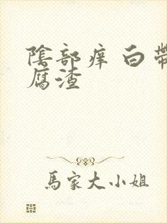 阴部痒 白带豆腐渣