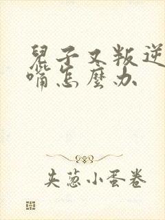 儿子又叛逆又犟嘴怎么办