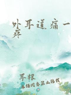 外耳道痛一碰就疼