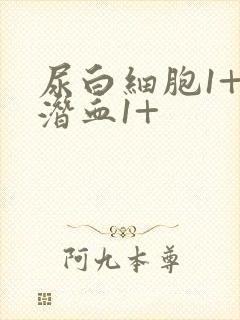 尿白细胞1+尿潜血1+