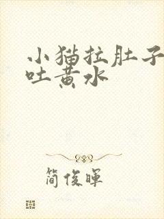 小猫拉肚子还还吐黄水