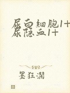 尿白细胞1+ 尿隐血1+