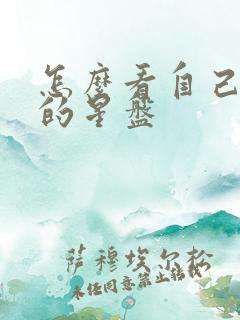 怎么看自己星座的星盘