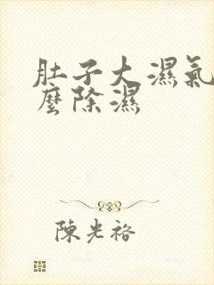 肚子大湿气重怎么除湿