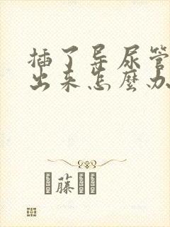 插了导尿管尿不出来怎么办