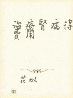 治疗肾病得多少费用