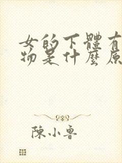 女的下体有分泌物是什么原因