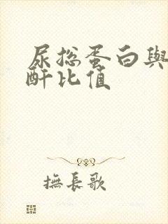 尿总蛋白与尿肌酐比值