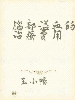 脑部溢血的康复治疗费用