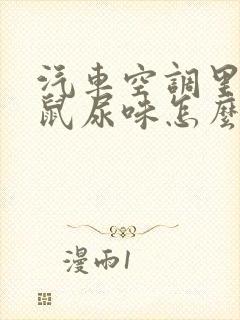 汽车空调里有老鼠尿味怎么处理