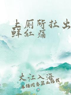 上厕所拉出血,鲜红痛