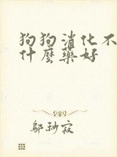 狗狗消化不良吃什么药好