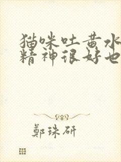 猫咪吐黄水但是精神很好也有食欲