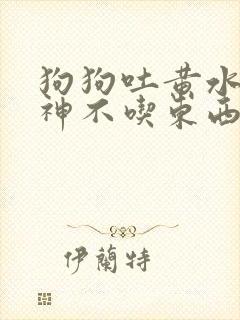 狗狗吐黄水没精神不吃东西